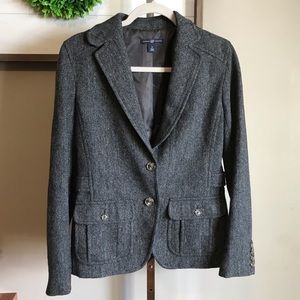 Gap wool dark gray women’s jacket size 8
